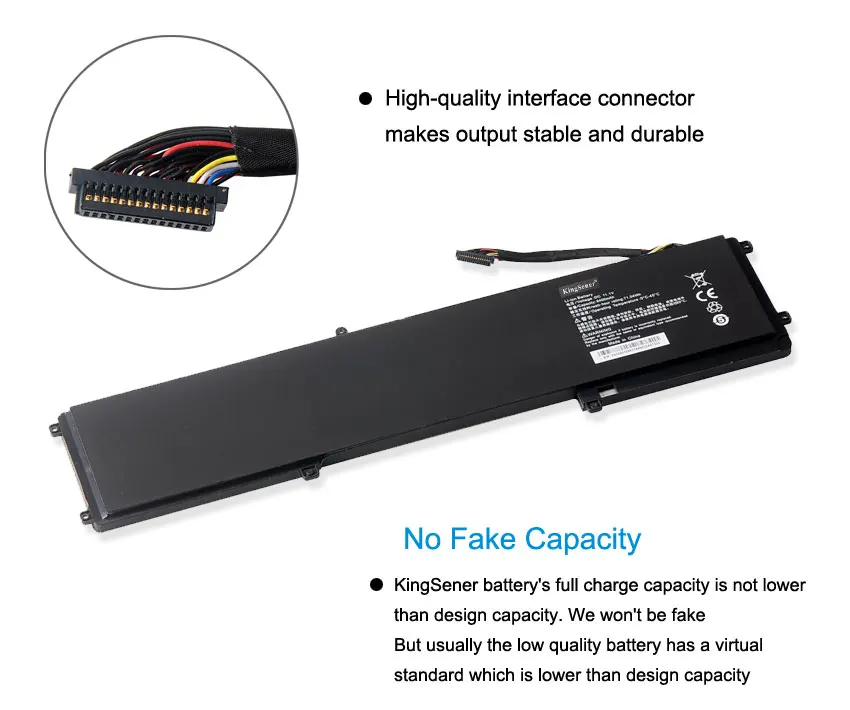 KingSener RZ09-0102 Laptop Battery For Razer Blade 2014 RZ09-0102 RZ09-0116 RZ09-0130 RZ09-01301E20 RZ09-01161E31 11.4V 6400mAh