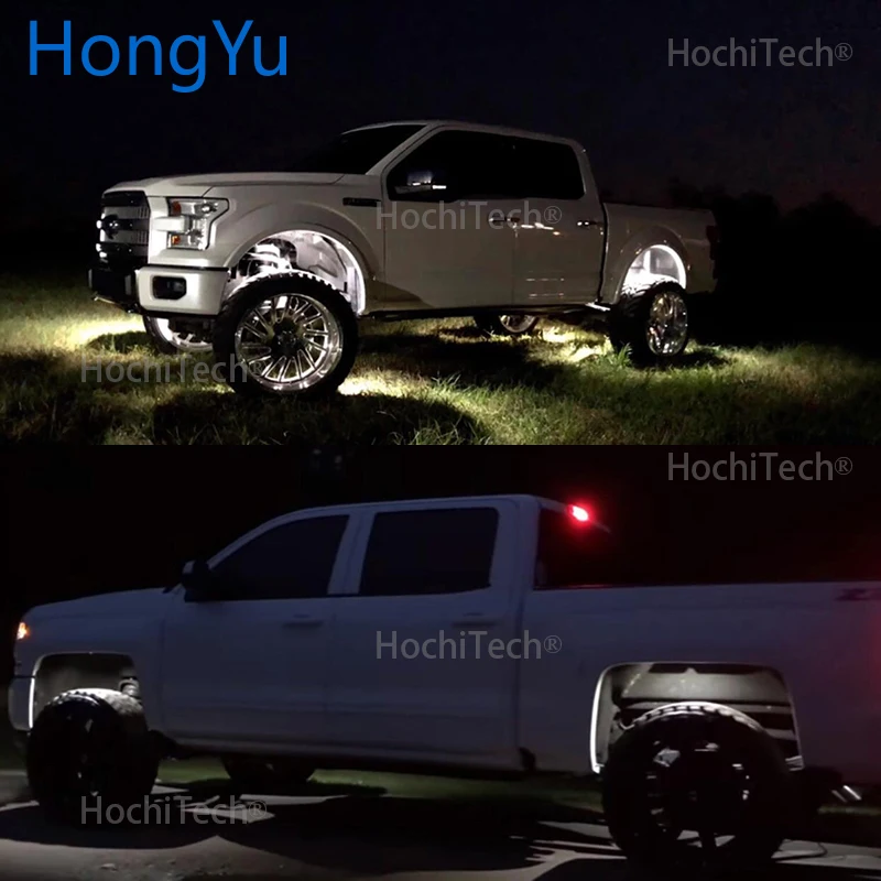 LED Rock Lights Waterproof  For Ford  F-150 F-250 F-350 LED Car Chassis Light LED Rock Light Multicolor Neon LED Light Kit