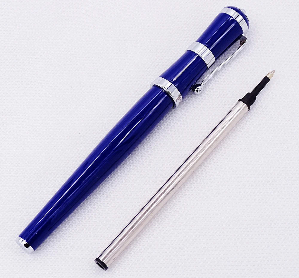 Fuliwen 2051 Metal Rollerball Pen, Fresh Fashion Style Fine Point 0.5mm Beautiful Colors for Office Home School, Men and Women