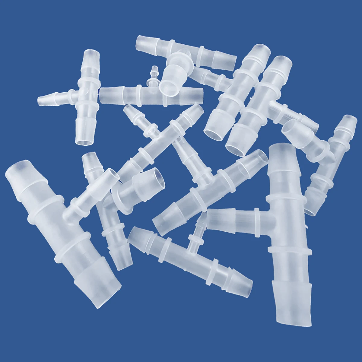 

5Pcs 2 - 10mm PP Plastic Reducing Tee Connectors Aquarium Tank Air Pump Hose Pagoda Joints Garden Irrigation Water Pipe Fittings