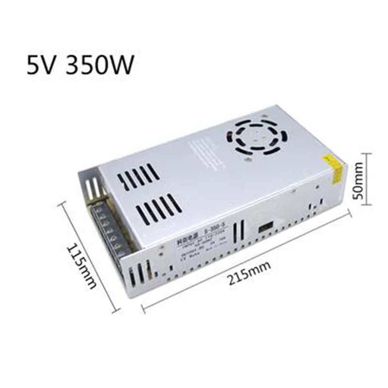 1PC 200W Switching Power Supply Light Transformer AC 110V 220V To DC 5V Source Adapter LED Display Transformer 300W 350W