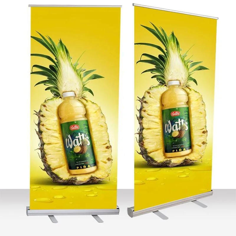 Бесплатная доставка в США 200х85см экономичная выдвижная стойка для баннеров экономичная стойка для баннеров с односторонней печатью