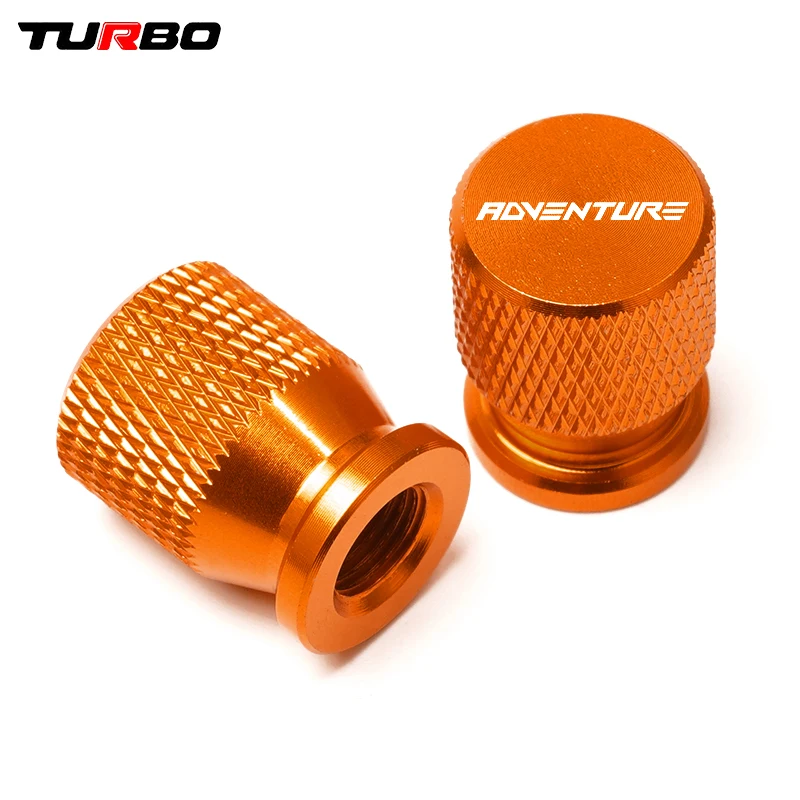 With Logo For KTM Adventure 990 1050 1090 1190 1290 Super Adventure Adv Motorcycle Vehicle Wheel Tire Valve Stem Caps Covers