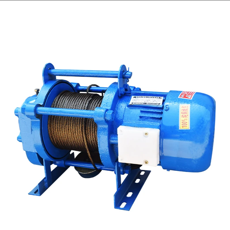 

220V 380V 1Ton 60M Multi-Function Crane Outdoor Crane Building Winch Electric Hoist Cement Sand Hoisting Machine