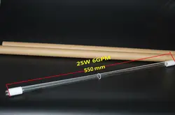 물 살균기 전구, UV 살균 중국 램프, 수돗물 UV 램프, UV 전구 싱글 엔드 4 핀, 8000 시간 수명, 25W, 6GPM