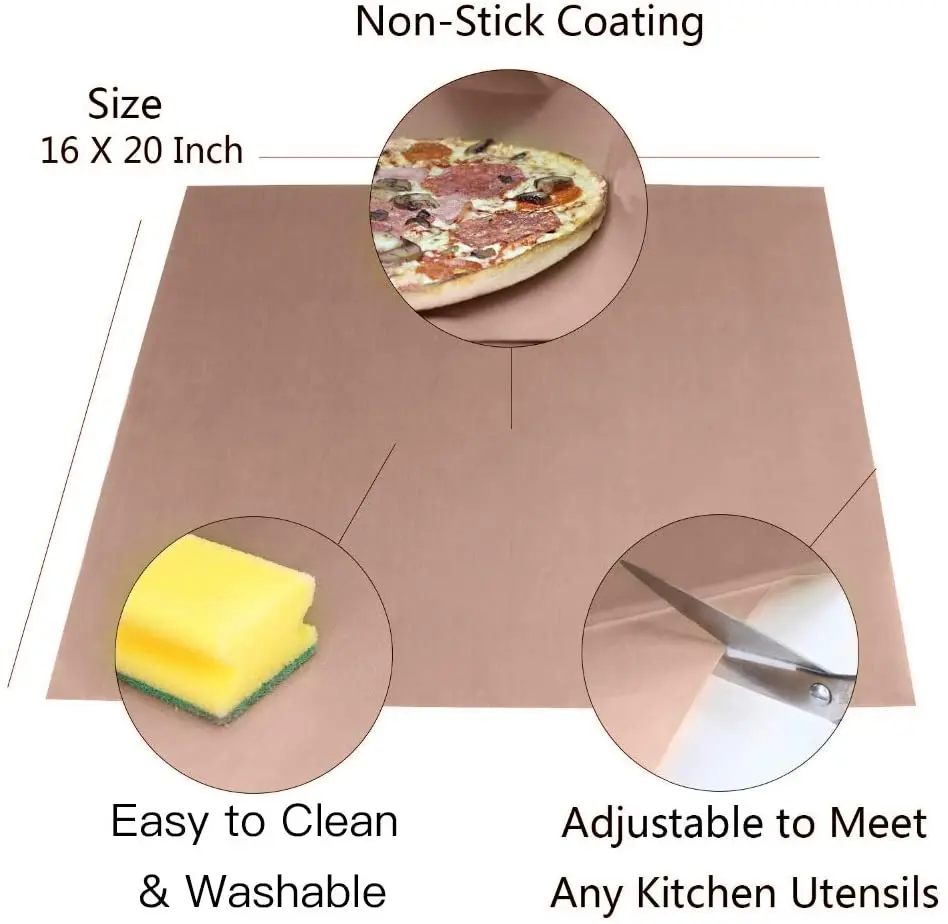 3pcs/Set 40*60cm Or 30*40cm Reusable Resistant Baking Mat Sheet Oil-Proof Paper Baking Oven Tool Non-Stick Ship By Roll