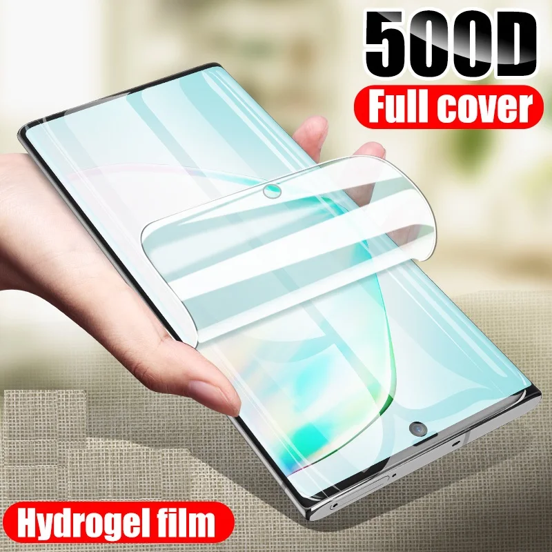 Hydrogel Film For Samsung Galaxy Note 10 8 9 20 Ultra Screen Protector S10 S10E S8 S9 S20 Plus Protector glass 5G S E