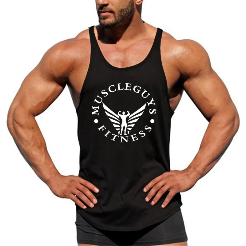 Workout Clothing Fitness Top Men Gym Tank  Mens Bodybuilding Brand Vest Muscle Sleeveless Singlets Fashion Sports Shirt