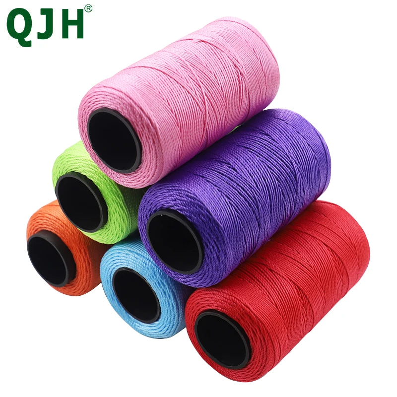 

140Meters/pcs Polyester Cords Small Three Strands of Rope Silk Thread Hook Circle Loop Manual Cup Thread Car Sofa Cushion Thread