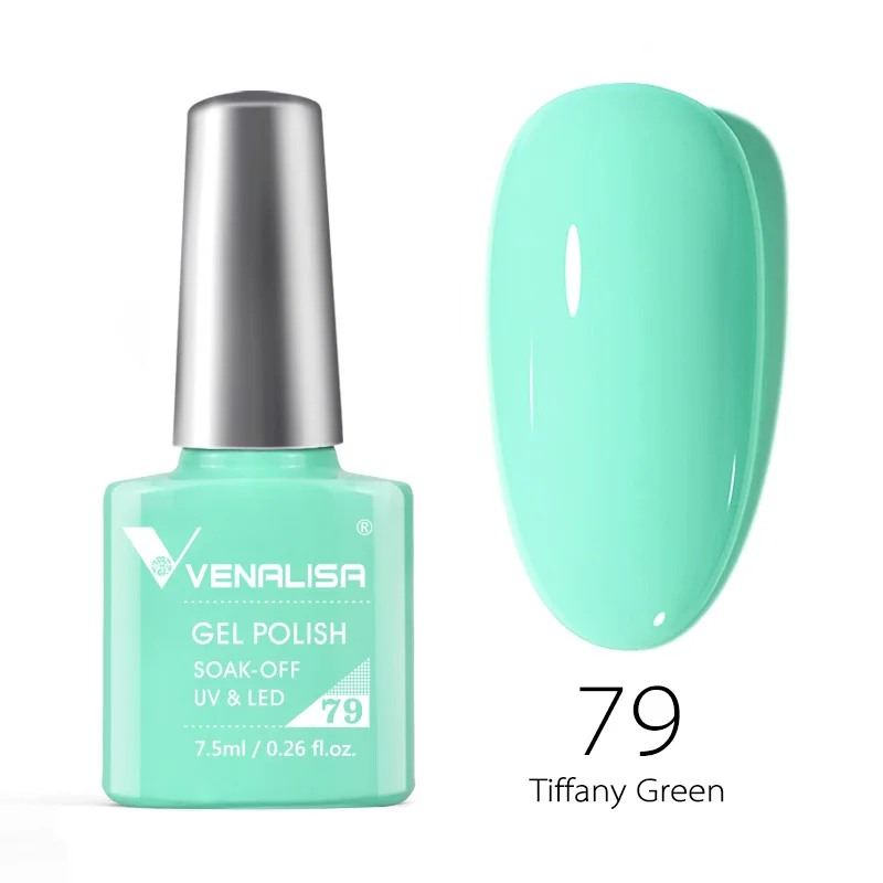 Venalisa 7.5 ml Nagelgel Polish 60 Kleur Glitter Kleur Nagellak Voor Nail Art Manicure Top Coat Losweken emaille UV Gel Vernis