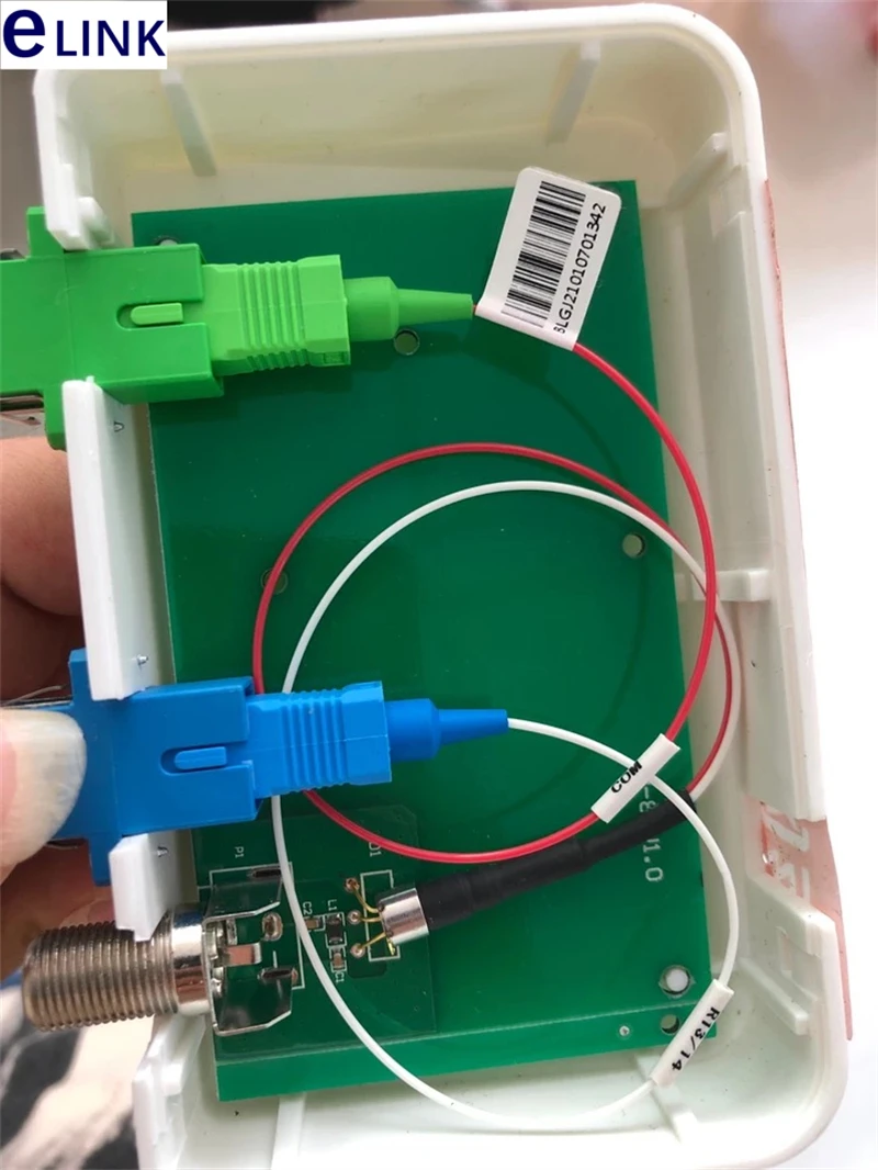 WDM FTTH passive optical receiver 5pcs broadband network integrated transmission digital TV new model free shipping FTTHELINK