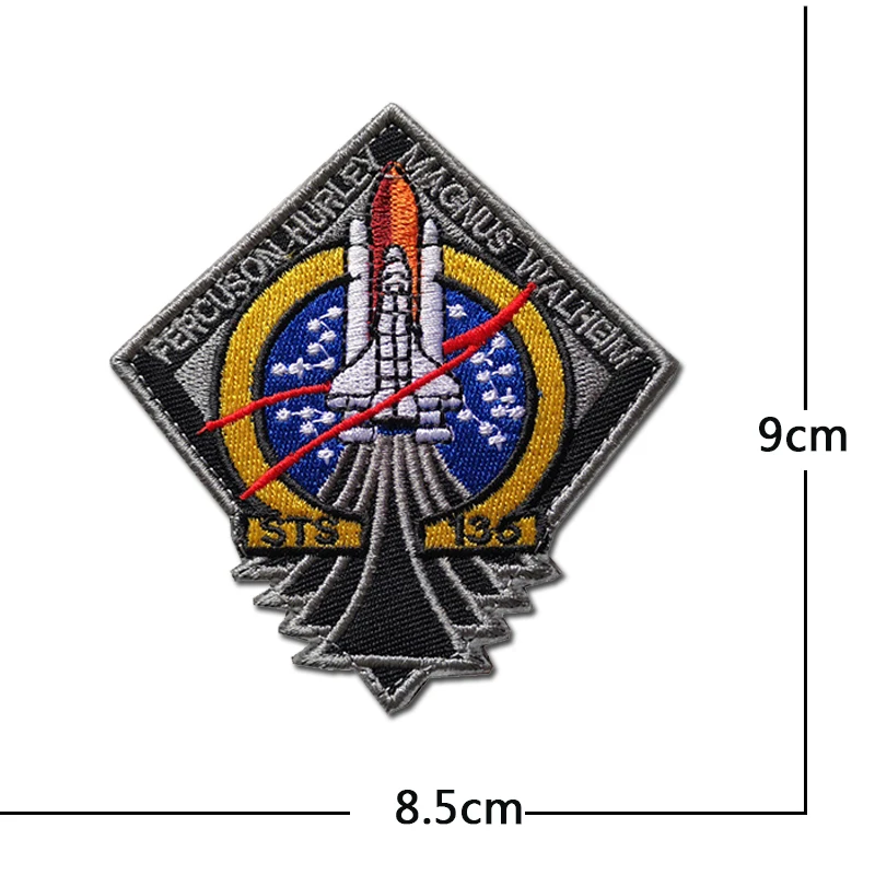 Astronauta łatka haftowana wysokiej jakości miłośnicy lotnictwa Logo opaska na ramię odznaka aplikacja na kurtkę dżinsy torba kapelusz plecak ubrania