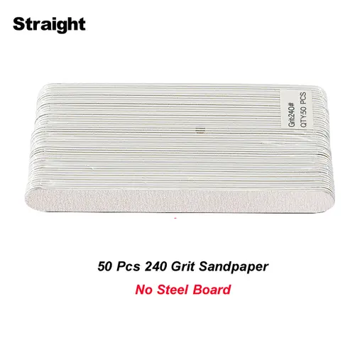 50Pcs/Lot Replaceable Nail File Strong Sandpaper Pedicure Limes Professional Removalble Pads With Metal Board For Manicure Tools - Image 11