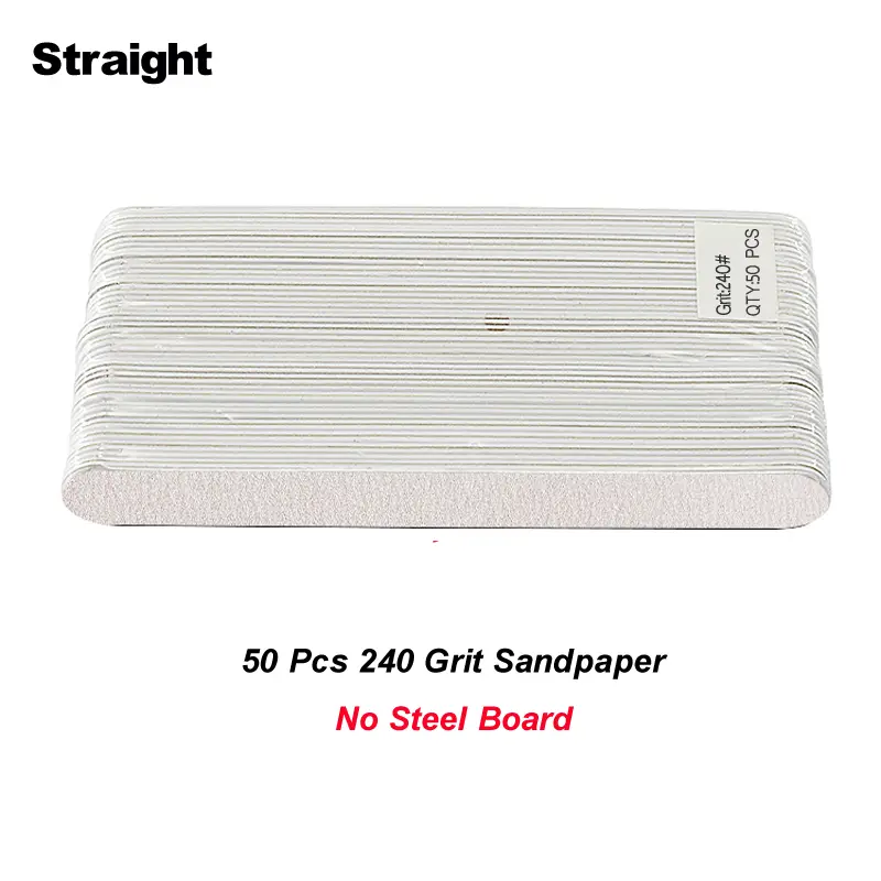 50Pcs/Lot Replaceable Nail File Strong Sandpaper Pedicure Limes Professional Removalble Pads With Metal Board For Manicure Tools - Image 11