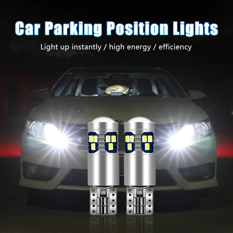 2pcs T10 LED Bulbs Car Position Parking Light For Mazda 3 BL BM 6 GH CX-5 CX5 CX 5 CX7 CX 7 CX9 2016 2017 2018 2019 Accessories