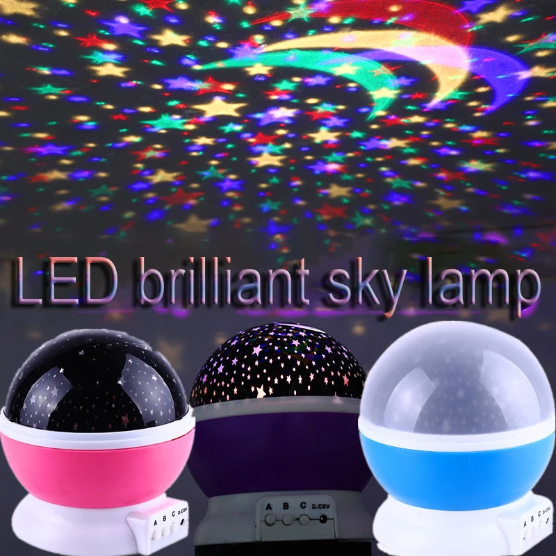 

Rotating Night Light Projector Lamp Starry Sky Star Unicorn Children Kids Baby Sleep Romantic Led Projection Lamp USB/AA Battery