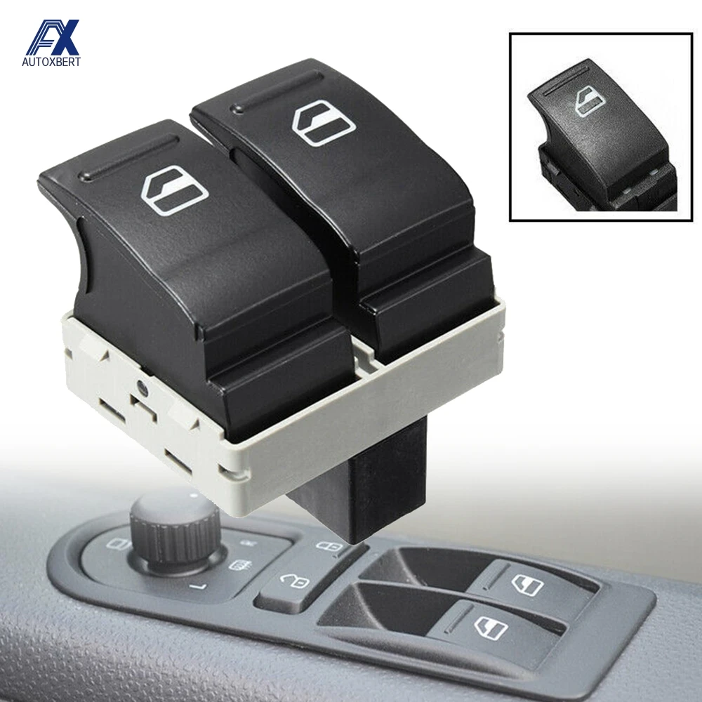 Car Accessories Electric Door Window Double Switch Button Control Driver Side For VW Transporter T5 T6 Caravelle 7E0959855A9B9