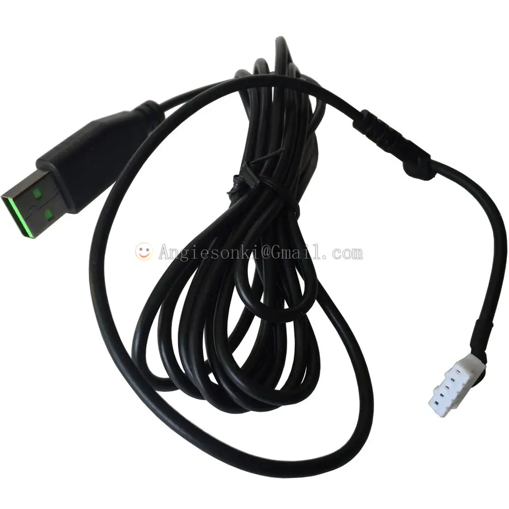 Nuevo ratón con cable USB/línea/cable para RZ abysus 2014 ratón RZ01-0119 negro
