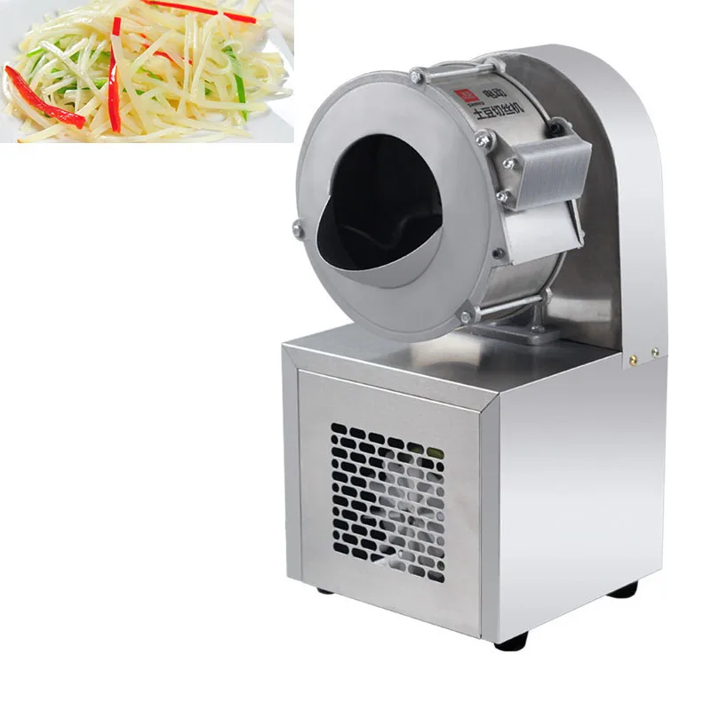 

180W Commercial Electric Potato Carrot Ginger Slicer Shred Vegetable Cutter Multi-function Automatic Cutting Machine 220V