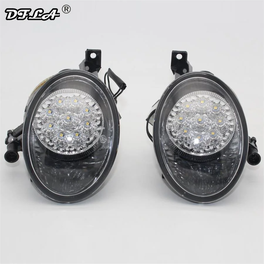 

Car 9 LED Fog Light For VW Golf 6 Jetta 6 Caddy Touran Tiguan Car-Styling Front 9 LED Fog Lamp Fog Light Without Error