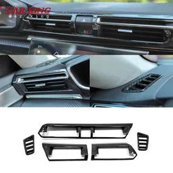 For Peugeot 508 Allure SW GT 2019 2020 2021 Side Center Dashboard Air Conditional AC Outlet Vent Trim ABS Carbon Fibre/Matte