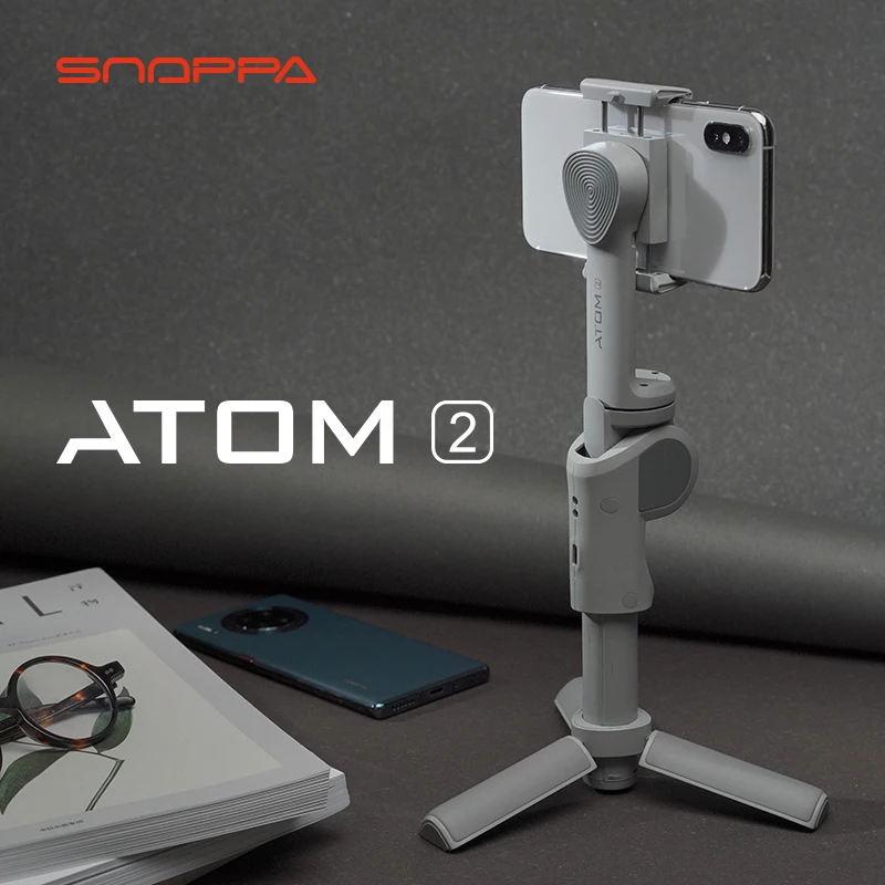 

Snoppa ATOM2 3-Axis Gimbal Handheld Stabilizer Wireless Bluetooth Selfie Stick Tripod Phone Anti-Shake ATOM 2 For iPhone Huawei