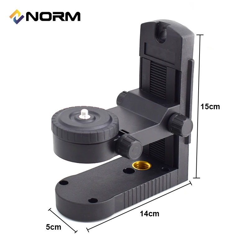 L-shaped Magnetic Bracket For Laser Level Strong Suction Force Horizontal Up And Down Adjustment Fixed