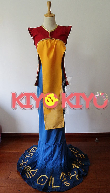 KIYO-KIYO Soraka LOL Cosplay lol Moonlight Goddess  Soraka Cosplay Costume with wand Custom made size