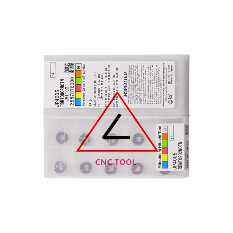 RDMT 0802 MOTN JP4005 10pcs Hitachi ตัดประสิทธิภาพ CNC แทรกสามารถจัดทำดัชนี