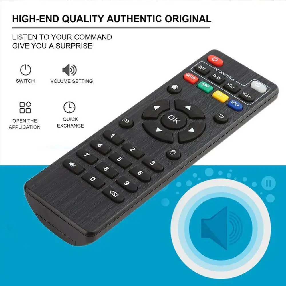 1PC bezprzewodowy pilot do MXQ 4K MXQ Pro H96 T95M T95N Android Smart TV opakowanie HD zamiennik telewizora pilot