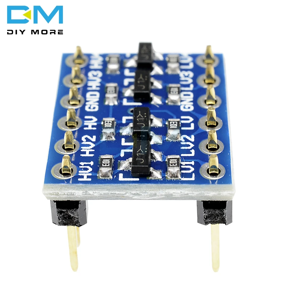 5-15pcs 5V 3.3V DC ogic Level Converter Bi-Directional Board Module For Arduino With Pins Diy Electronic PCB Board IIC I2C