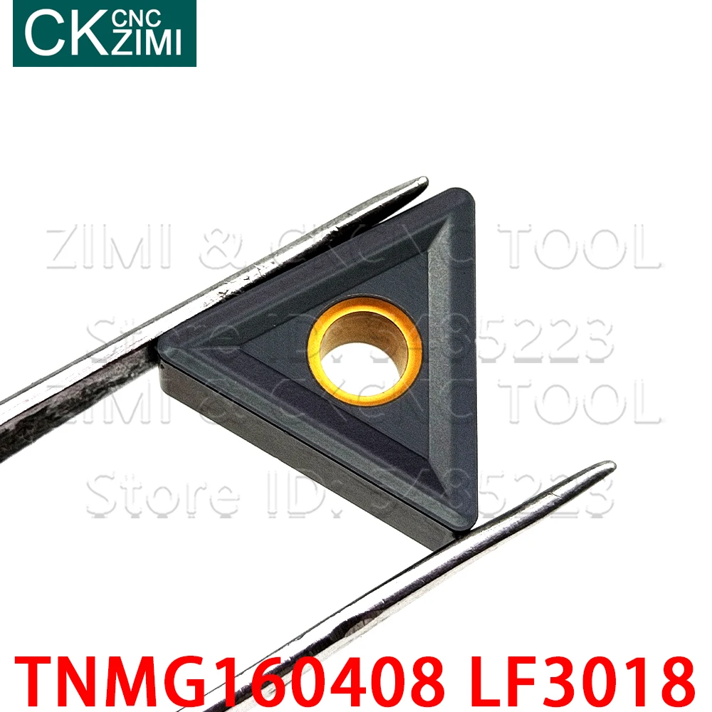 TNMG160404 LF3018 TNMG160408 LF3018 كربيد إدراج الخارجية تحول أداة نك مخرطة معدنية قطع أداة TNMG للحديد الزهر