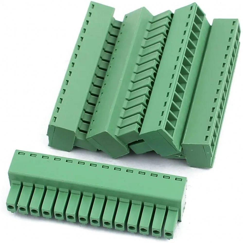 100PCS 15EDG 3,5mm KF2EDG 3,5mm PCB Schraubklemmen-anschluss Stecker Pin Rechtwinklig 3,5mm Pitch header Buchse 2-12 Pin – Detail 2