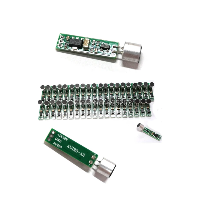 Mini Microfoon Hoofd Lassen Plaat Voor Cctv Camera