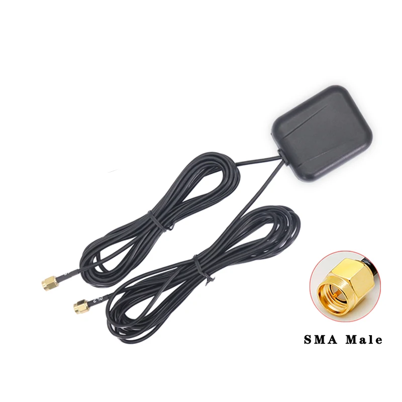 

BD GPS 4G Two in One Dual-frequency Combination Antenna Omnidirectional Outdoor Waterproof Vehicle Positioning Cabinet Receiver