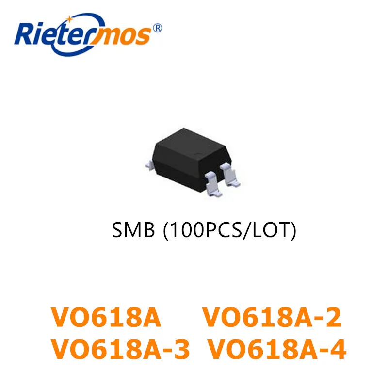 100 قطعة SMD4 VO618A VO618A-2 VO618A-3 VO618A-4 SOP4