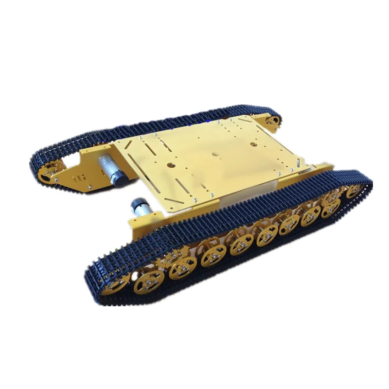 RC Metal Tank Chassis 4wd Robot Crawler Creeper Track Chain Car Vehicle Mobile Platform Tractor DIY Toy Kit Heavy Load T800