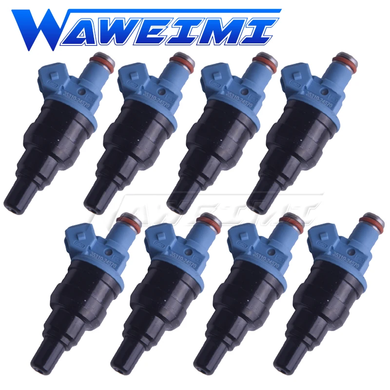 

WAWEIMI 8PCS Fuel Injector Nozzle Valve OE 35310-24570 For Kia Rio 1.6L L4 For HYUNDAI EXCEL X2 1.5L 3531024570