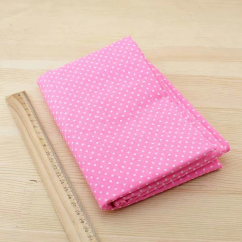 Booksew 7pcs 50cmx50cm Pink Cotton Fat Quarter Tilda Doll Tissue Patchwork Quilting Fabric DIY Cloth Textile Telas Tulle Tecidos