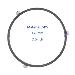 General Microwave Oven Parts/Replacement  Material SPS Turntable Ring Inner Plate Tray Rotating Ring Support Roller