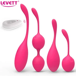 Kegel Balls Vibrator Vaginal Tighten Exercise Ben Wa Ball Silicone Wireless Control 16 Speeds Vibrating Eggs Sex Toy For Women