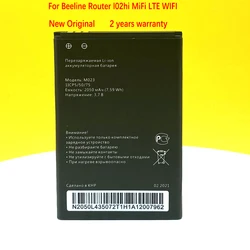 2050mAh M023 Battery For Beeline L02Hi 4G Wifi Router mini router 3G 4G Lte High Quality