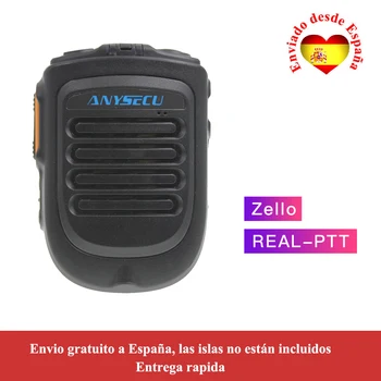 Anysecu BT4.2 버전 F22 4G-W2PLUS T320 3G/4G 라디오 용 무선 마이크 REALPTT ZELLO 지원 무선 핸드 헬드 마이크