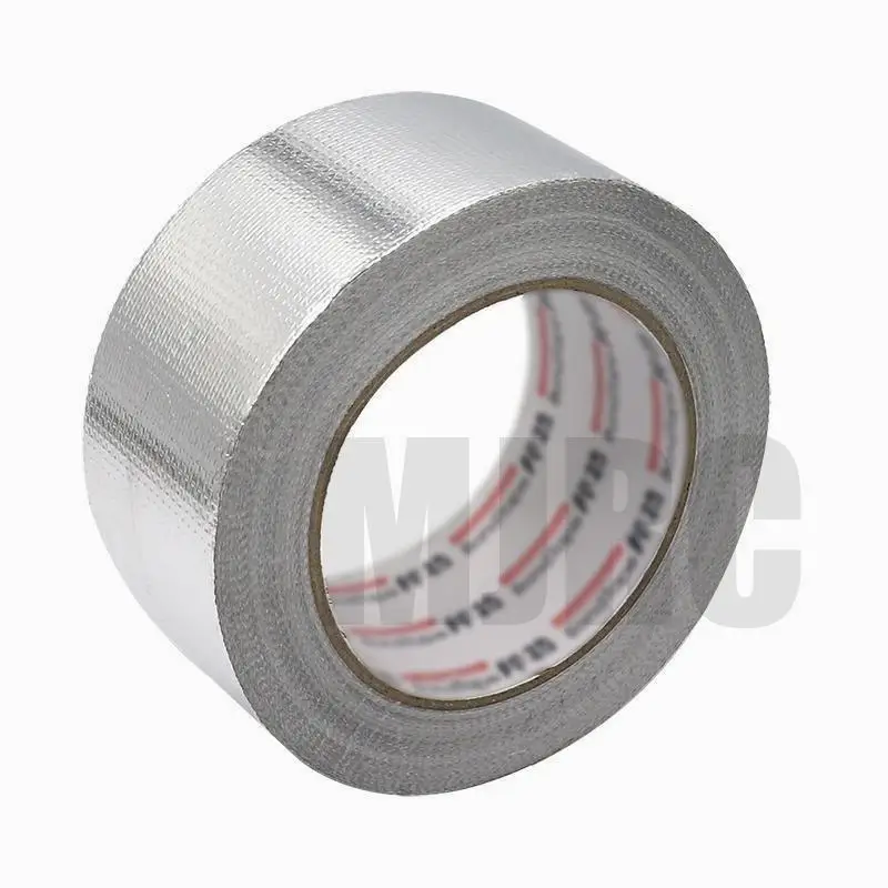 

1pc Aluminium Foil Adhesive Sealing Tape Thermal Resist Duct Repairs Adhesive Tapes with High Temperature Resistance