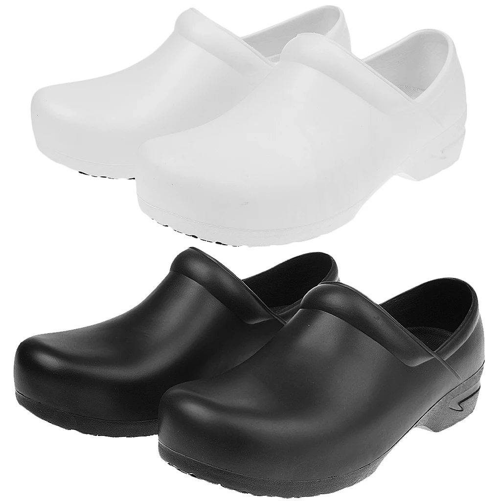 Unisex Mens Womens Kitchen Hospitality Nursing Work Clogs Shoes Slip Resistance