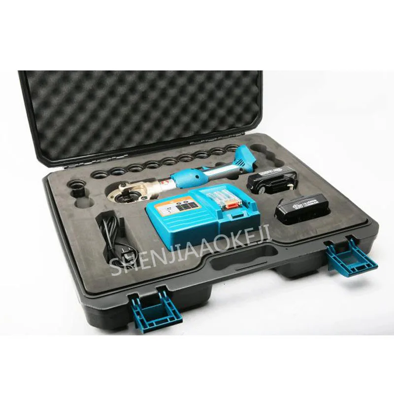 EZ-300B 충전 유압 클램프, 전기 압착 플라이어, 케이블 도구, 자동 리셋, 구리 알루미늄 압착, 18V, 1.5Ah, 1PC