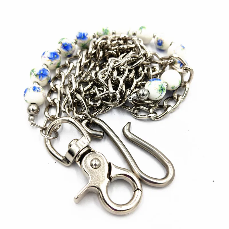 Key Chain Men gift or Men Ppants Chain Women Key fob Fashion Single Layers steel stainless Trousers chains wholesale jeans chain