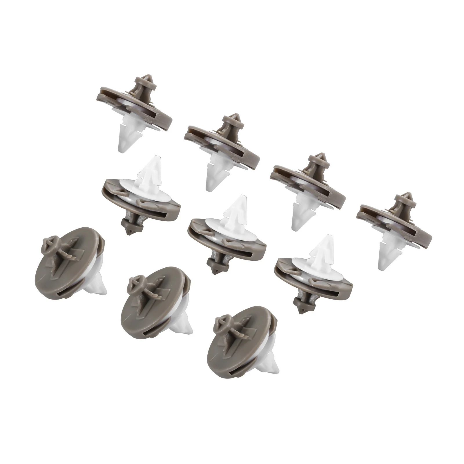 10 Pcs 1H0-868-243B Nylon Door Panel Trim Fastener Rivet Fit for Audi Car Body Nylon Retaining Clips