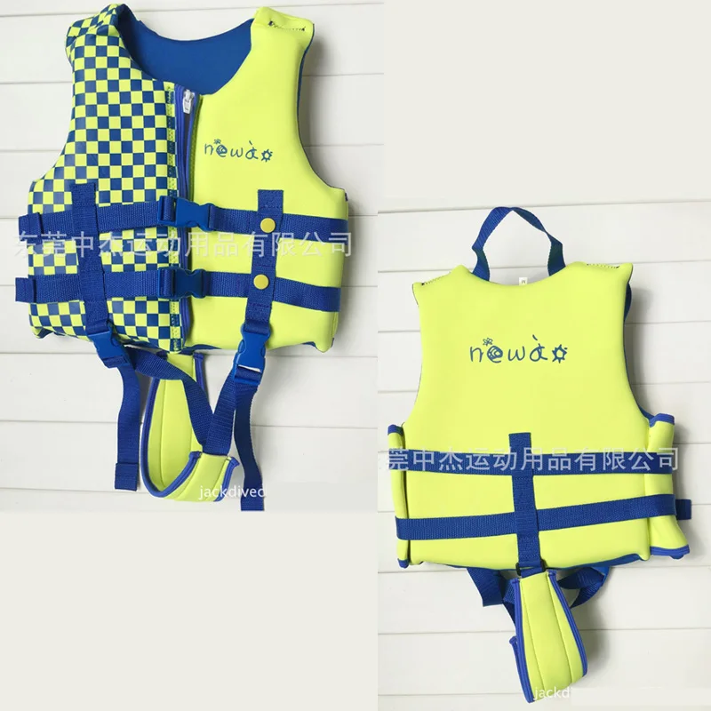 Kids Swimming Jacket Neoprene Safety Life Vest Water Sports