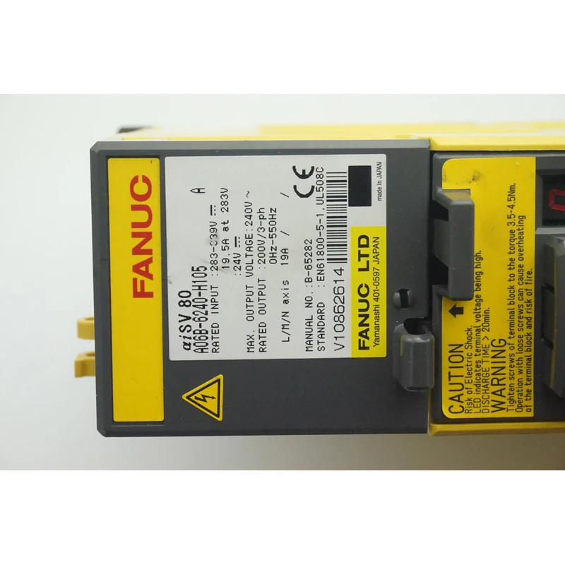 Fanuc Used Servo Driver A06B-6240-H105 Single Axis Driver in Well Function